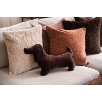 Putetrekk Faux fur med mønster