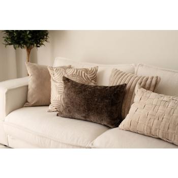 Putekombinasjon i beige og brune farger