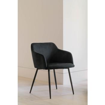 Spisestol Levi velur sort i stue