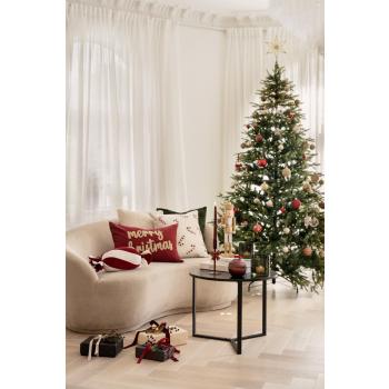 Putetrekk perler Merry Christmas inne på stue