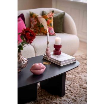 Kubbelysestake Arno Burgunder på sofabord