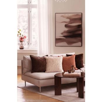 Putetrekk Faux fur med mønster