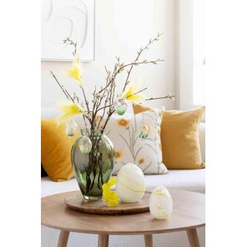 Påskepynt med glass egg