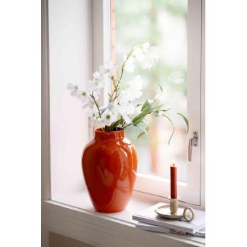 Gren Kornell hvit i orans vase alba