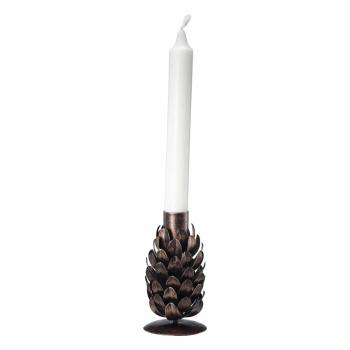 Lysestake Kongle 11 cm med kronelys