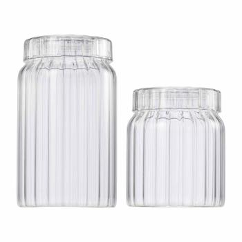 Glasskrukker Iselin 2 stk
