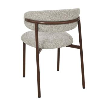 Spisestol Hannah mørk beige