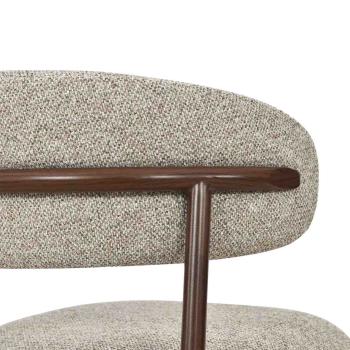 Spisestol Hannah mørk beige