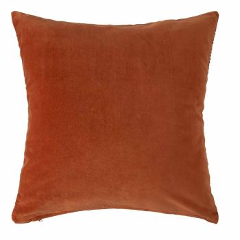 Putetrekk Chenille Mix 48x48cm brun bakside uten motiv