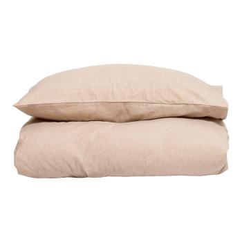 Sengesett Flanell Solid 140x220 cm beige