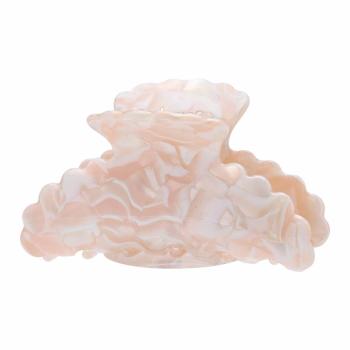 Hårklype Scallop beige