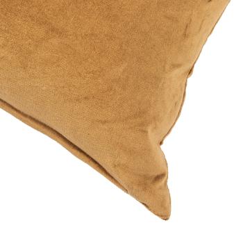 Nærbilde av stoff på Putetrekk Dolores mørk Kamel