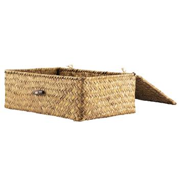 kurv tage med åpent lokk stor