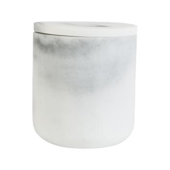 krukke med lokk marmor