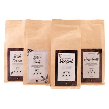 kaffe i ulike smaker