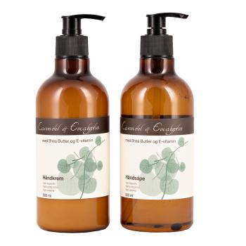 Håndkrem Lavender & Eucalyptus og håndsåpe