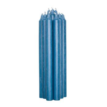 kronelys støvblå 27 cm