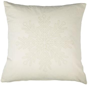 Putetrekk snøfnugg offwhite