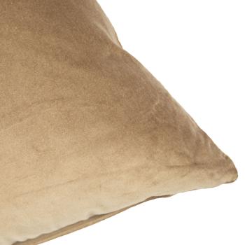 Putetrekk juletre beige nærbilde