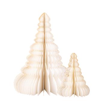 Papirtre creme i to størrelser