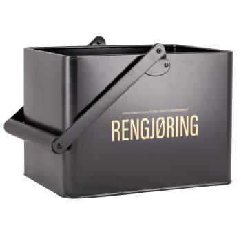 Rengjøringsboks sort