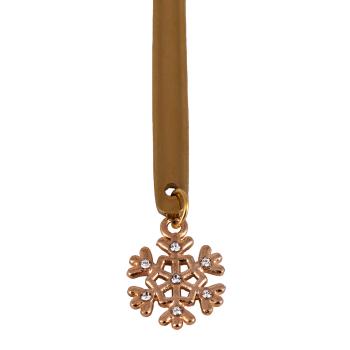 Gavepakke 4 skjeer snøfnugg nærbilde anheng