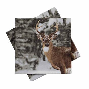 Serviett Vinterhjort