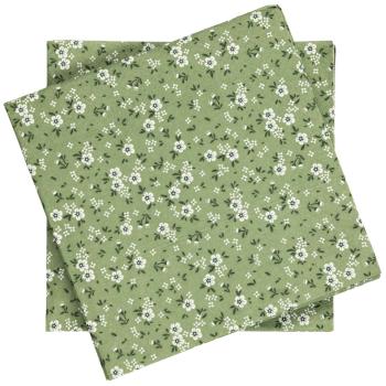 Serviett småblomster grønn