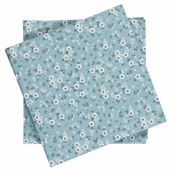 Serviett småblomster blå
