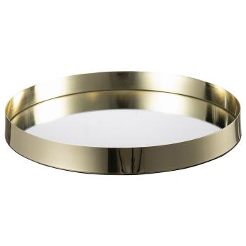 Lysfat Speil 30 cm gull