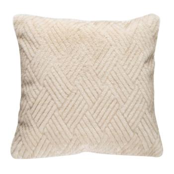 Putetrekk Fake fur grafisk 48x48 cm