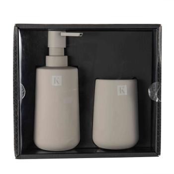 Pure Baderomssett beige i gaveeske