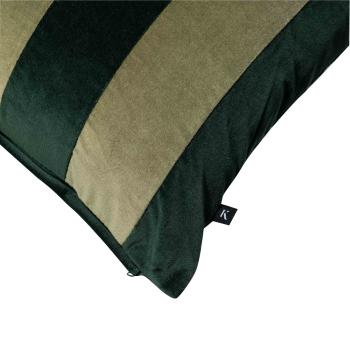 Putetrekk velur striper 48x48 cm nærbilde