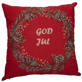 Putetrekk God Jul krans 48x48 cm