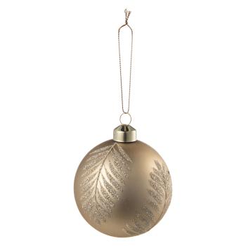 Julekule blader gull