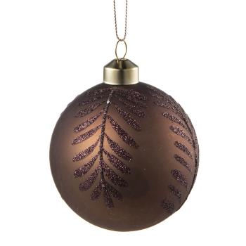 Julekule blader brun