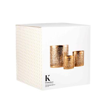 Telysholder Ylva S/3 15 cm i gaveeske