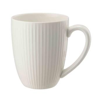 Hvit kopp med riller