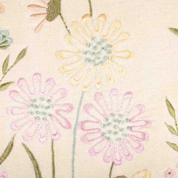 detaljer broderte blomster