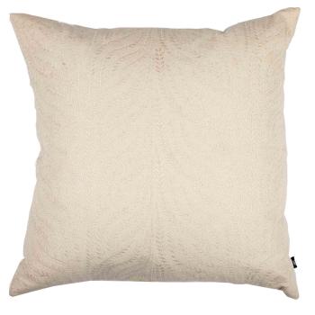 Putetrekk Gren brodert 48x48cm offwhite