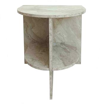 Sidebord Marvel beige marmor look