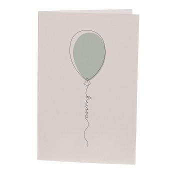kort med ballong