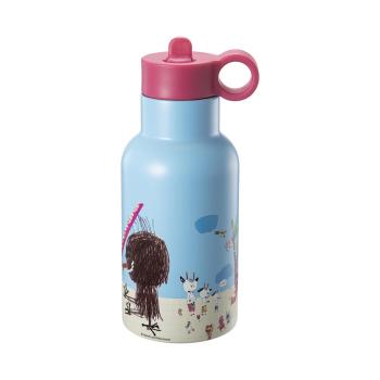 Modern House - Bukkene Bruse Drikkeflaske 0,35 l, blå/rosa