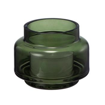 Telysholder Leah 9,5cm grønn med telys