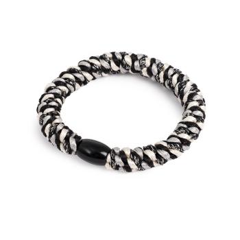 sort og hvitt hårstrikk