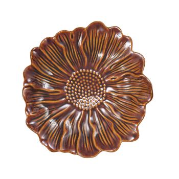 Tallerken Bloom flower 20cm ovenfra