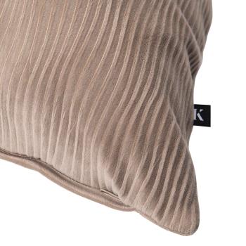 Putetrekk Waves beige detaljer nærbilde