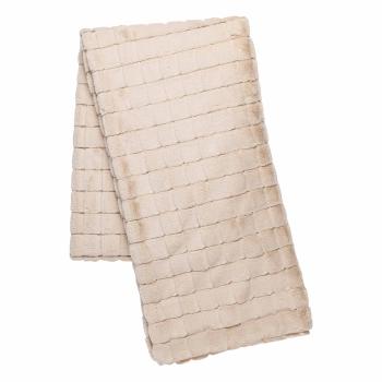 Pledd Faux Fur ruter 130x170cm