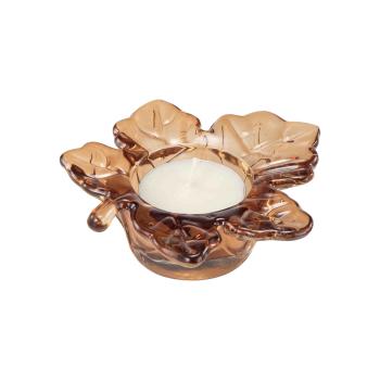 Telysholder Lønneblad 10cm med telys