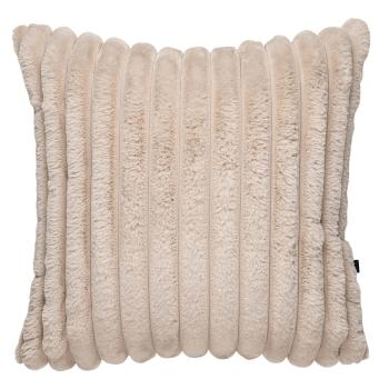 Putetrekk Faux fur striper 48x48cm